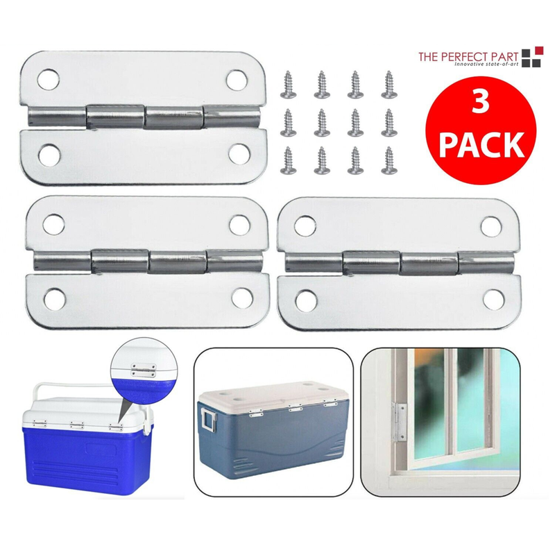 Perfect Part Cooler Hinges Replacement 3PCS Stainless Steel Cooler