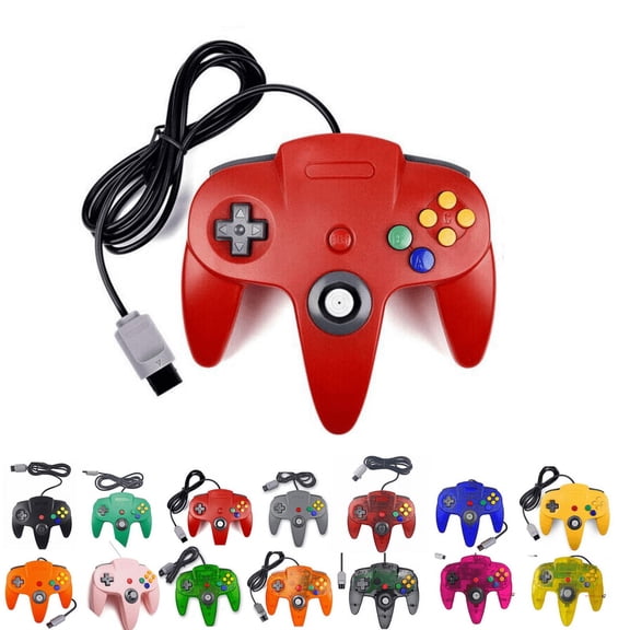 The Perfect Part Wired Controller for PC with 360 Degree Rocker, PC Gaming Controller with Dual Vibration & Analog Stick, Lightweight Video Gaming Controller for Nintendo N73