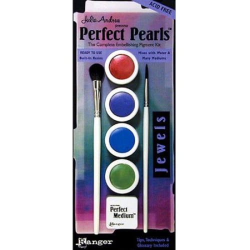 Perfect Pearls Pigment Powder Kit-Jewels, Pk 1, Ranger