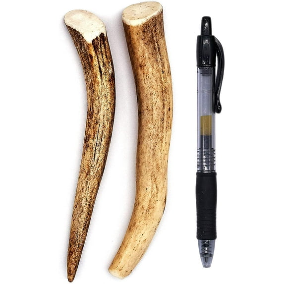 Perfect Pet Chews - Deer Antlers for Dogs - Small-Long Treat - 2-Count
