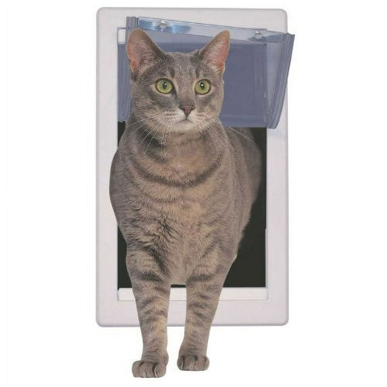 Perfect Pet Medium Soft Flap Cat Door with Telescoping Frame 7 Inch by 11 Inch Opening Walmart