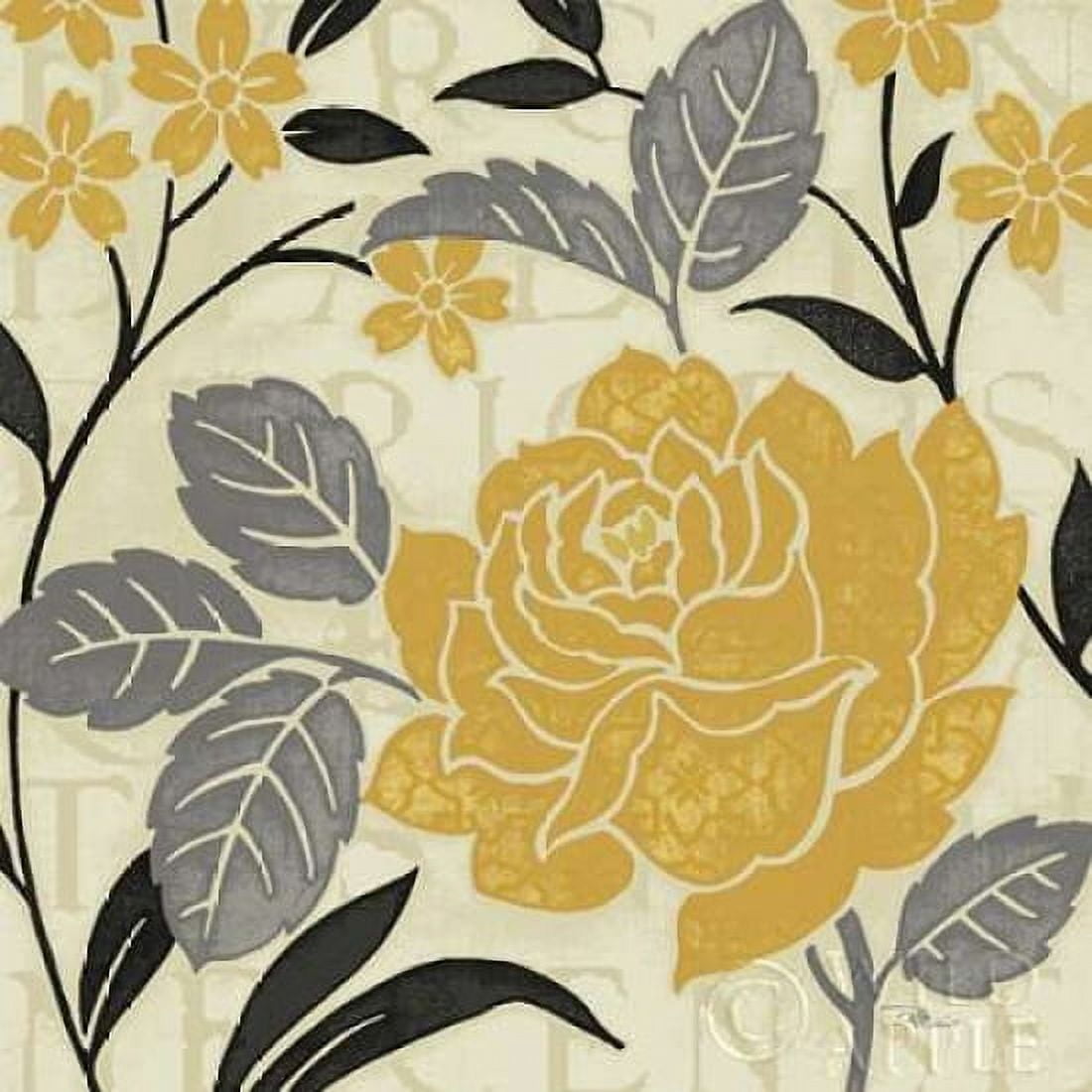 Perfect Petals II Yellow Canvas Art - Pela Studio (24 x 24)