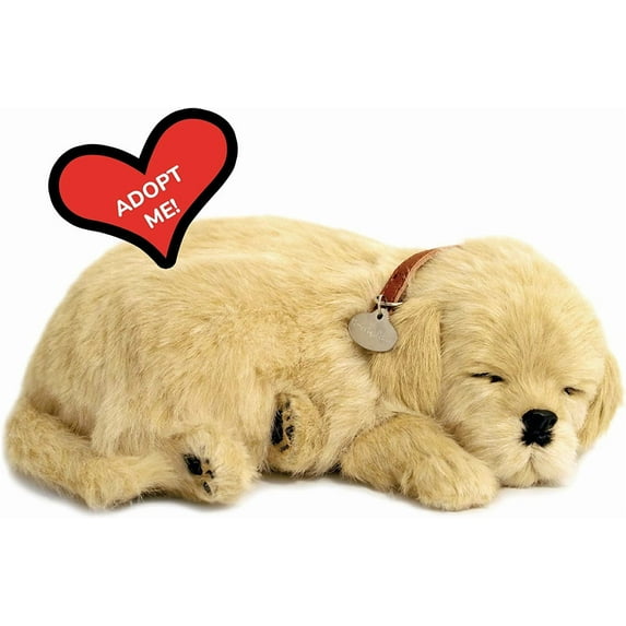 Perfect Petzzz - Original Petzzz Golden Retriever, Realistic, Lifelike Stuffed Interactive Pet Toy, Companion Pet with 100% Handcrafted Synthetic Fur