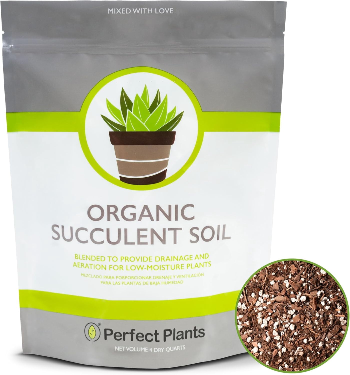 Perfect Plants Succulent & Cactus Soil Mix - 8 Quarts