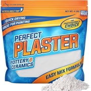 Perfect Plaster for Pottery and Ceramic Slip Casting Molds, Water-Based Powder Material for DIY Mold Making, Clay Reclaim Slabs, Sculptures and Crafts, Fast-Curing - 4 lb Bag