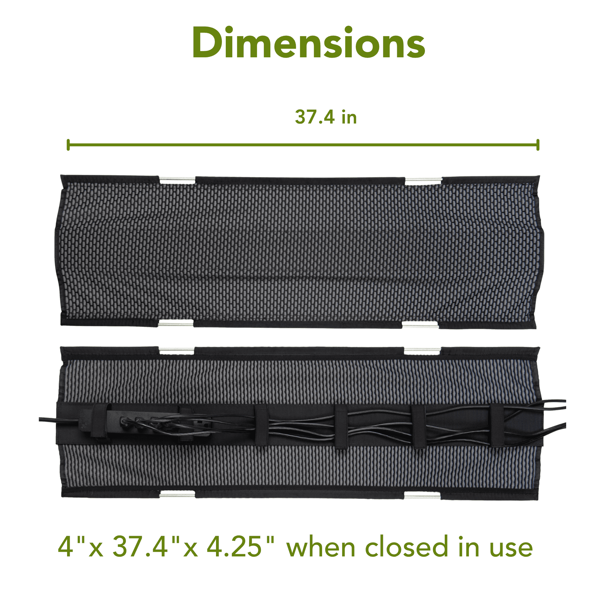 Aazon.co: Perfect Posture Esh Cable Organizer – Under Desk Cable - View #5
