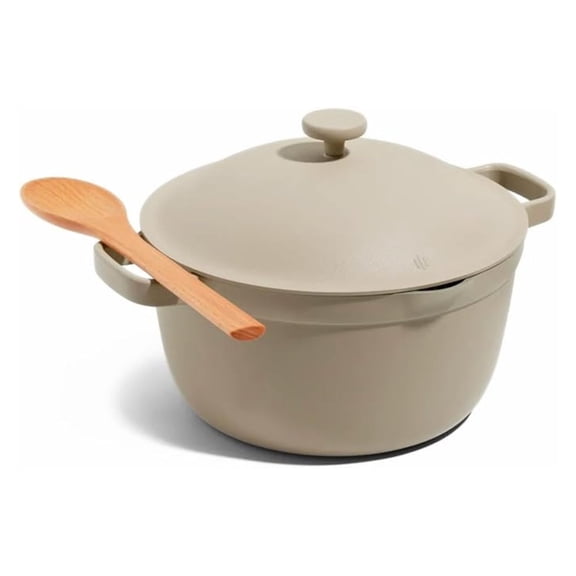 Perfect Pot - 5.5 Qt. Nonstick Ceramic Sauce Pan with Lid | Versatile Cookware for and Oven | , Bake, Braise, Roast | and -Free | Toxin-Free, Easy to Clean |