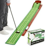Perfect Practice Putting Mat Compact Edition, 8', Crystal Velvet Trueroll Technology