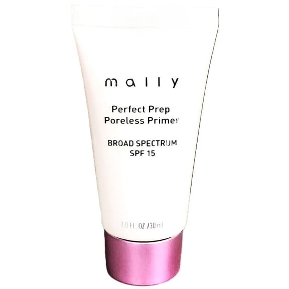 Perfect Prep Poreless Primer for Face Before Applying Makeup Mally Cosmetics 1 OZ/30ML Daily Skin Defender Pore Refiner Moisturizing and Hydrating Pores for Flawless Age Defying Makeup Application