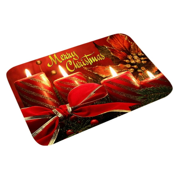 Perfect Presents Matoen Christmas Kitchen Rug Non Slip Kitchen Floor Mat Cushioned Standing 15.7 x 23.6 Inch Doormat for Sink Kitchen Decor and Accessories