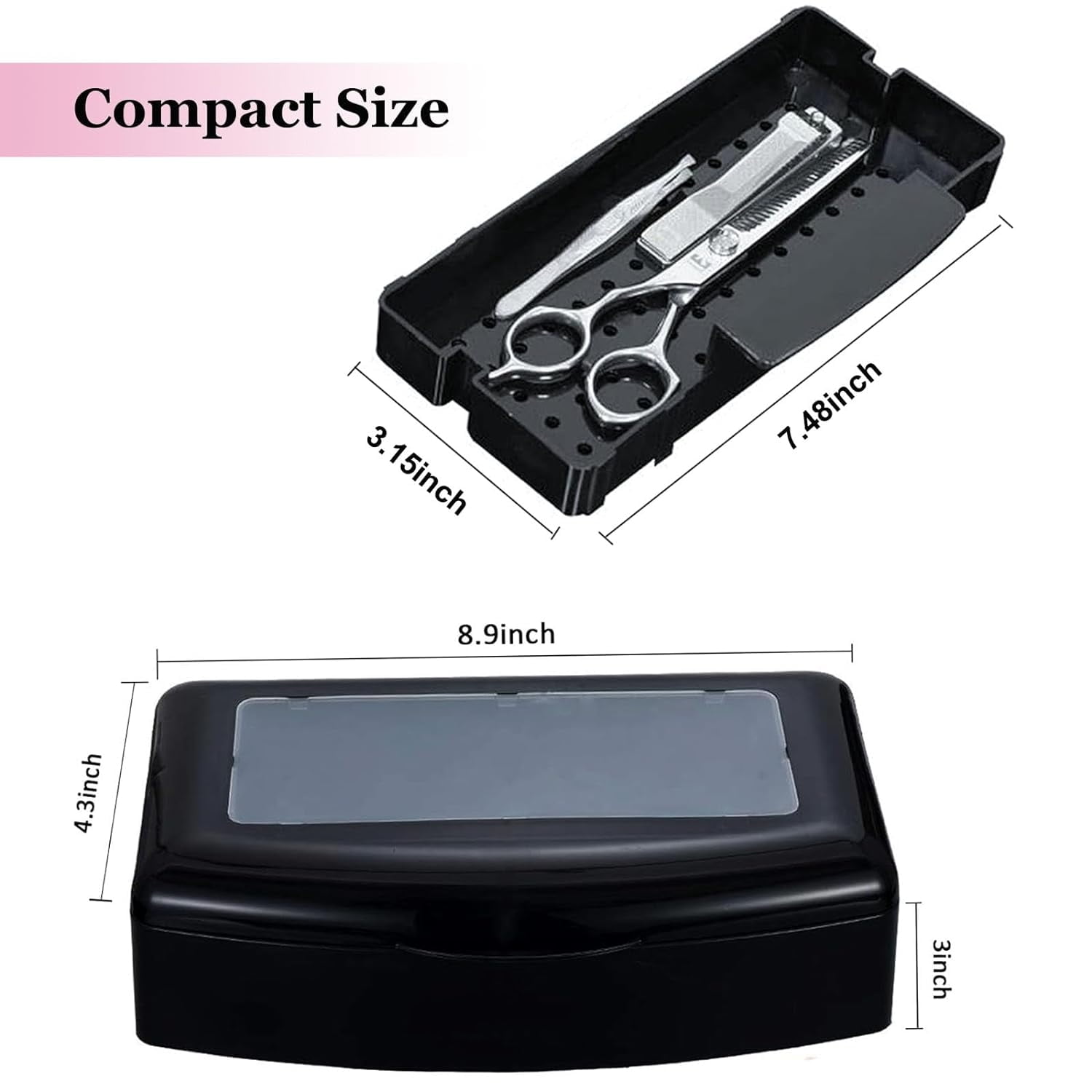 Perfect Professional Sterile AROMED Plastic Nail Tool Sterilizer Box