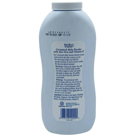 Perfect Purity Baby Powder Pure Cornstarch 9 oz