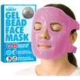 thumbnail image 1 of Perfect Remedy Face Ice Pack, Reusable Hot & Cold Ice Face Mask, Gel Compress for Helping with Puffy Eyes and aiding in Conditions of Swelling, Facial Spa Cooling Mask for Women and Men (Pink), 1 of 6