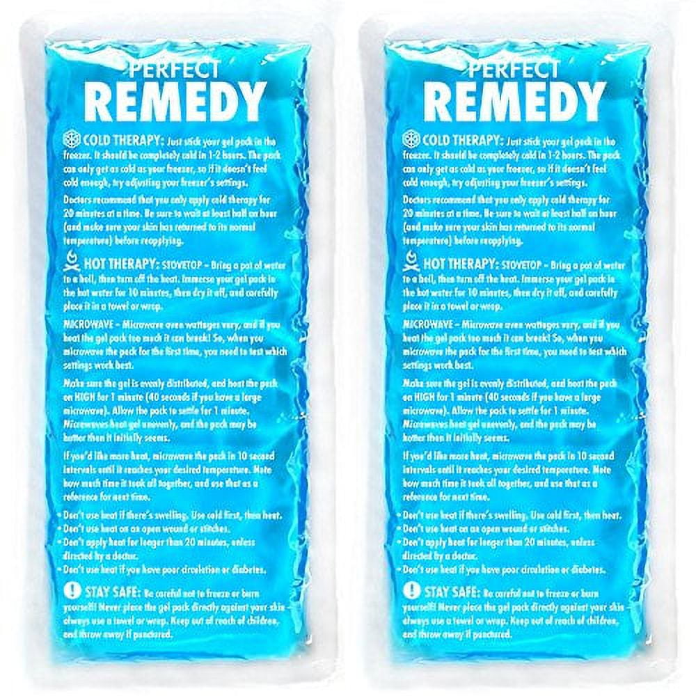 Perfect Remedy Orthopedic Gel Ice Packs Reusable Hot & Cold Therapy