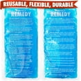 thumbnail image 1 of Perfect Remedy Gel Ice Packs for Injuries Reusable Hot Pack & Cold Pack Compress for Injury, Pain Relief, Rehabilitation, Flexible Therapy, for Knee, Back, Neck, Wrist, Ankle (2 Pack - Blue, 1 of 8