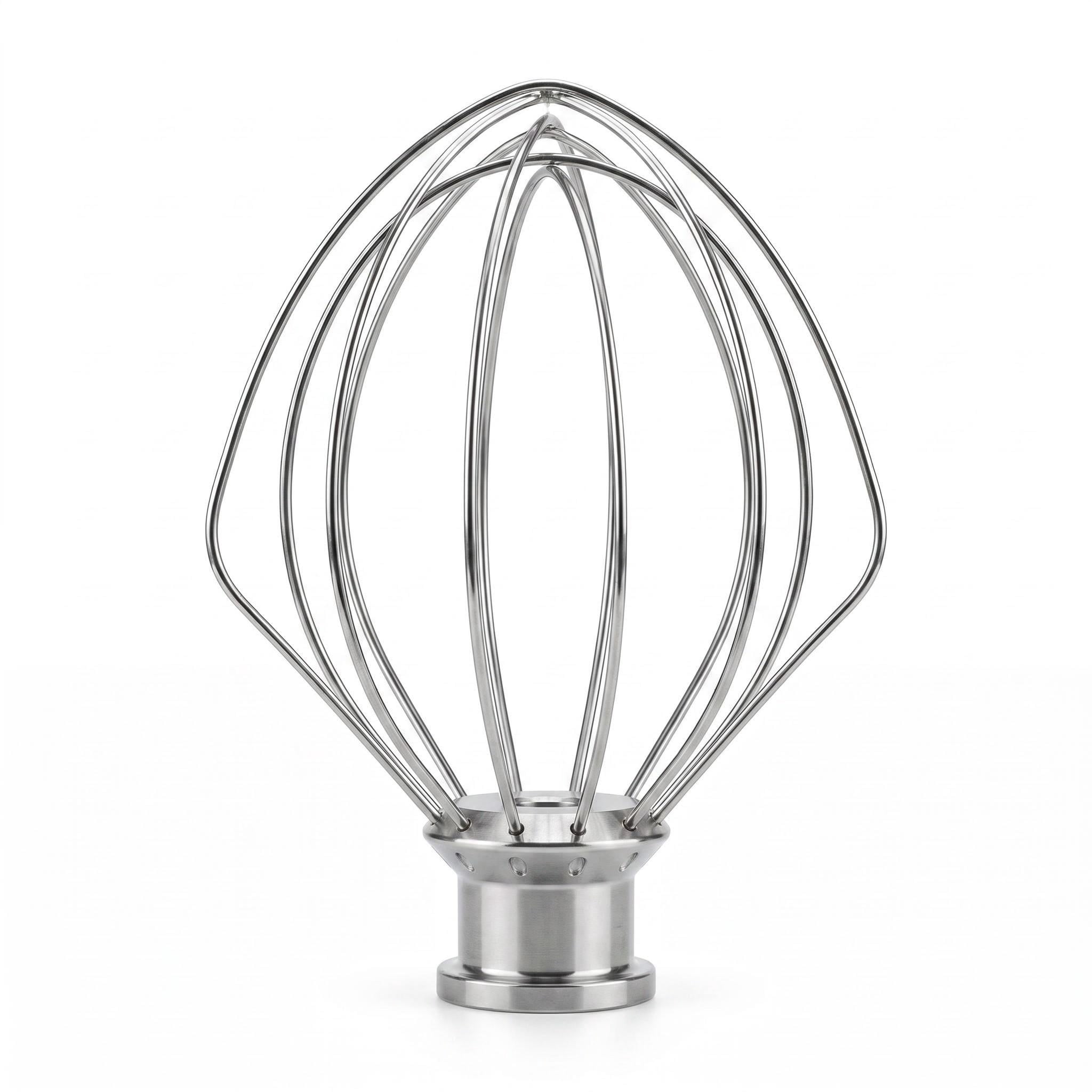 Perfect Replacement for K45WW 6-Wire Whisk Attachment for KitchenAid 4.5-5-Quart Tilt Head Stand Mixer, Durable Stainless Steel Mixer, Dishwasher Safe.