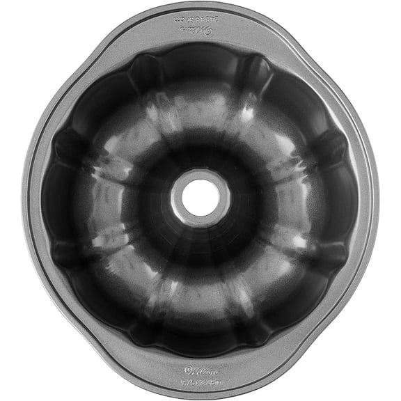 Perfect Results Premium Non-Stick 9-Inch Fluted Tube Cake Pan and 12-Cup Muffin Pan Set, Black Steel Bakeware for Baking Cakes, Muffins, Cupcakes