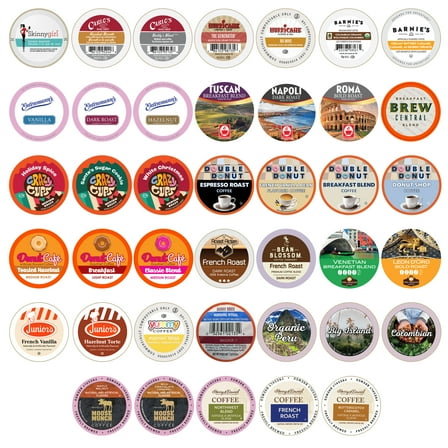 Perfect Samplers Coffee Pods Variety Pack, 40 Count for Keurig K Cups Makers