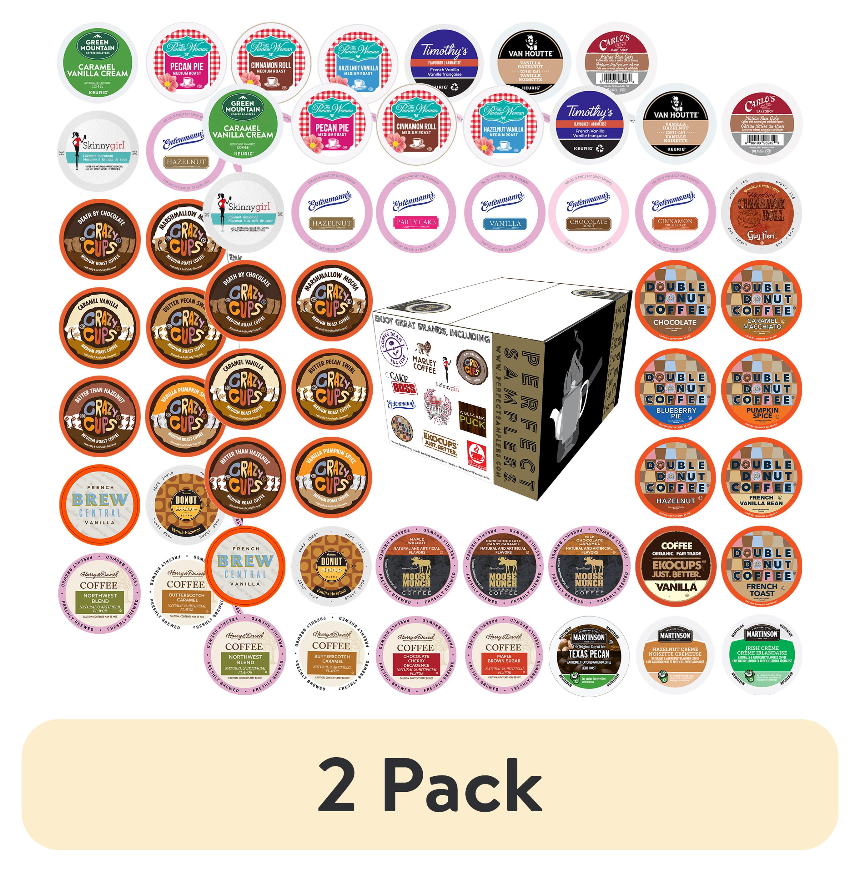 (2 pack) Perfect Samplers Flavored Coffee Single Serve Cups Variety ...