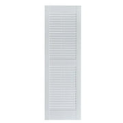 Perfect Shutters IL501535049 Premier Louver Exterior Decorative Shutter Paintable - 15 x 35 in