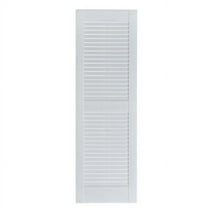 Perfect Shutters IL501551049 Premier Louver Exterior Decorative Shutter Paintable - 15 x 51 in