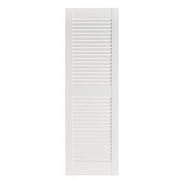 Perfect Shutters IL501567001 Premier Louver Exterior Decorative Shutter White - 15 x 67 in
