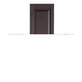 thumbnail image 1 of Perfect Shutters IR521543025 Premier Raised Panel Exterior Decorative Shutters Sienna Brown - 15 x 43 in, 1 of 7