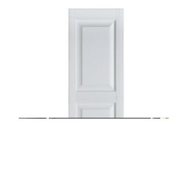 Perfect Shutters IR521543049 Premier Raised Panel Exterior Decorative Shutters Paintable - 15 x 43 in