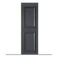 thumbnail image 1 of Perfect Shutters IR521563007 Premier Raised Panel Exterior Decorative Shutters Dark Gray - 15 x 63 in., 1 of 7