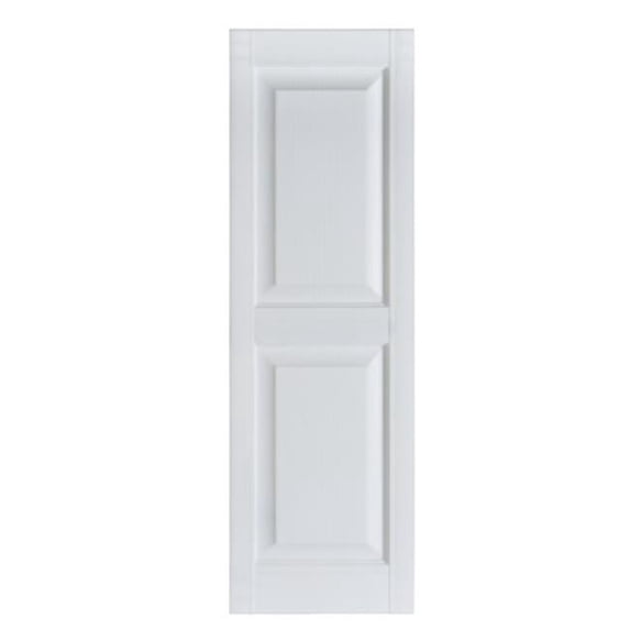 Perfect Shutters IR521571049 Premier Raised Panel Exterior Decorative Shutters Paintable - 15 x 71 in