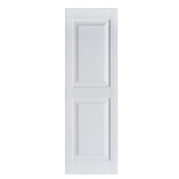 Perfect Shutters IR521571049 Premier Raised Panel Exterior Decorative Shutters Paintable - 15 x 71 in