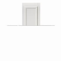 Perfect Shutters Premier Raised Panel Exterior Decorative Shutters White - 15 x 47 in.