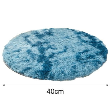 Perfect Size and Color Circle Round Shaggy Rug for Living Room Bedroom Dark blue
