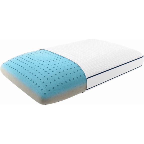 Perfect Sleeper Copper Infused Memory Foam Pillow, Oversized Traditional, White