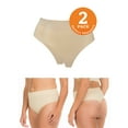 thumbnail image 1 of Perfect Slimmers by MAGIC Bodyfashion Women's 2 Pack High Waisted Shaping Thong, 1 of 6