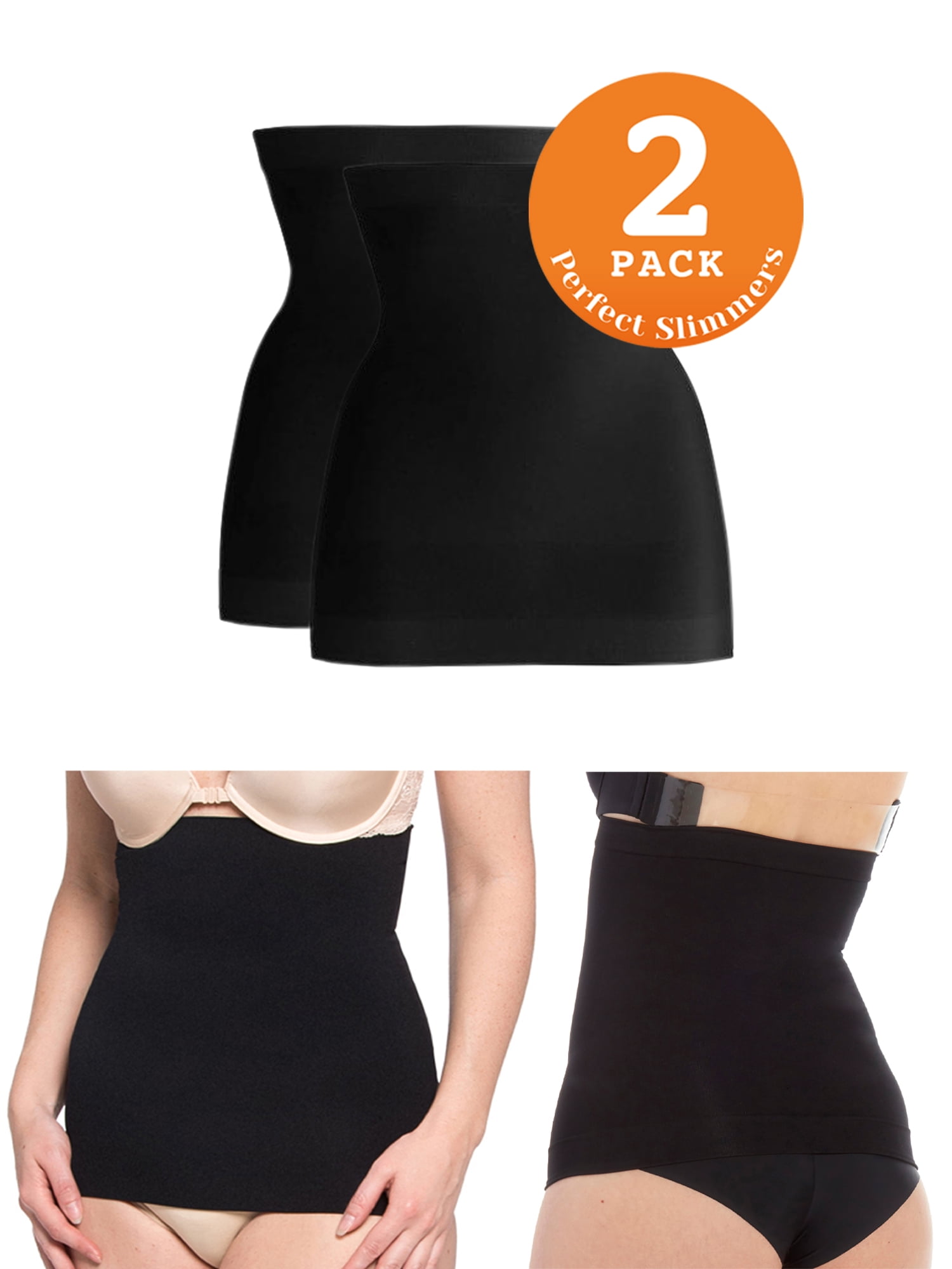 Perfect Slimmers by MAGIC Bodyfashion Women s 2 Pack Waist Shaper Walmart