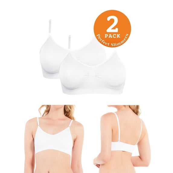 Perfect Slimmers by MAGIC Bodyfashion Women's Perfect Bra Spaghetti Straps 2-Pack