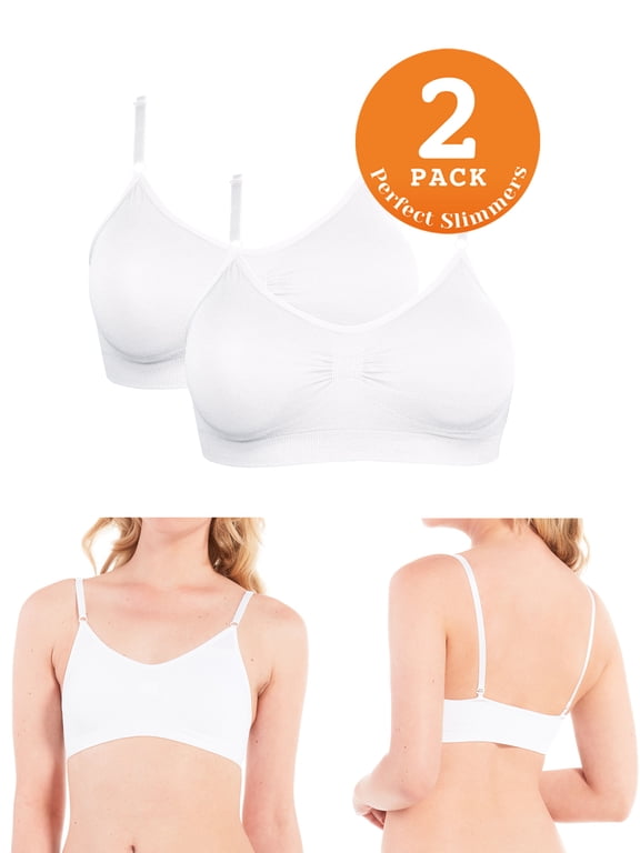 Women's Perfect Bra Spaghetti Straps 2-Pack