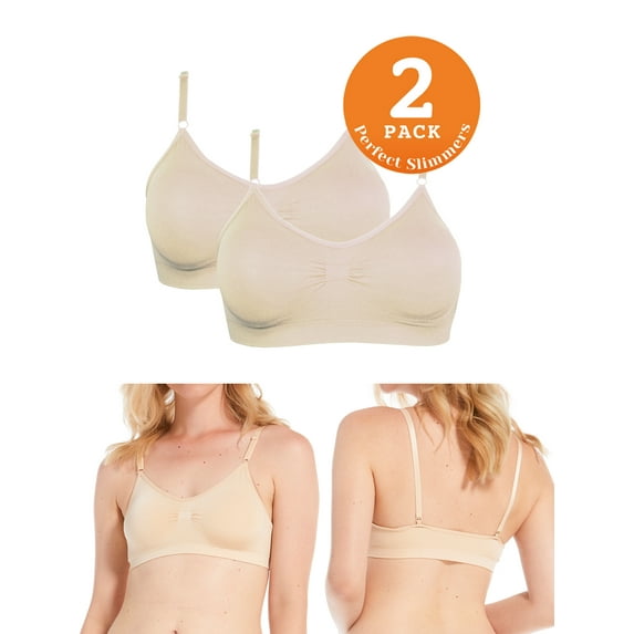 Perfect Slimmers by MAGIC Bodyfashion Women's Perfect Bra Spaghetti Straps 2-Pack