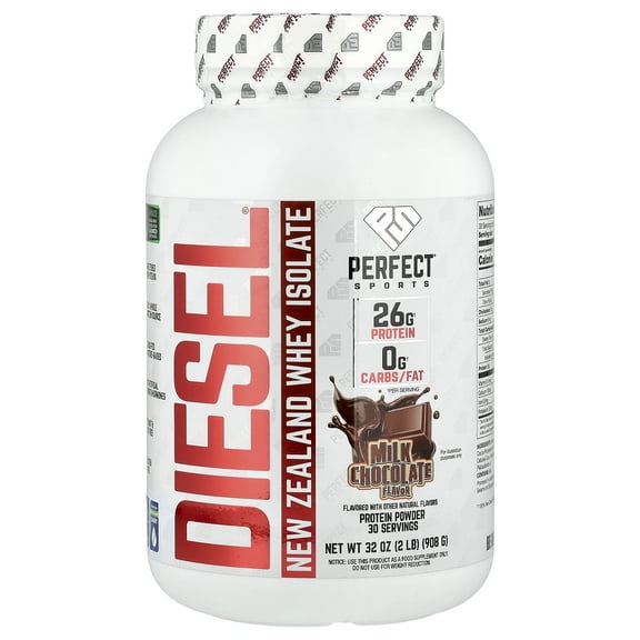 Perfect Sports Diesel, New Zealand Whey Isolate, Milk Chocolate, 2 lbs (908 g)