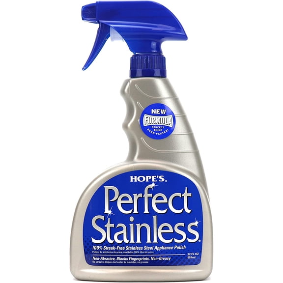 Perfect Stainless Steel Cleaner and Polish, 22-Ounce, Streak-Free Self-Polishing Formula, Blocks Fingerprints, 1 Pack