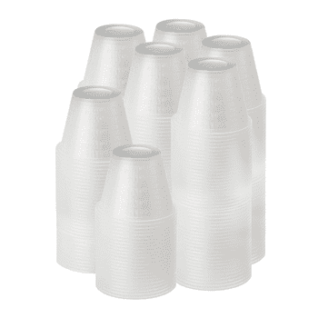 Perfect Stix Disposable Graduated Plastic Medicine Cups- Bulk Pack of 500, 1 Ounce Cups with Measurements, Dosage Measure-for Mixed Pills, Medication Measuring, Resin Mixing, Mouthwash