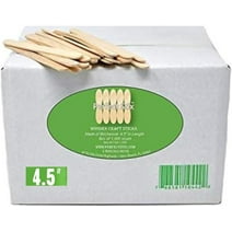 Perfect Stix - PS-114st-1,000 4.5" Craft Sticks/ Ice Cream Sticks/ Natural Wood - Box of 1,000ct Pack of 1000ct
