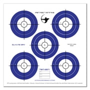 Perfect Strike ARCHERY SYSTEM Targets. CLASSIC OPS No. 007. Five Spot. 12" x 12". 24 Targets.