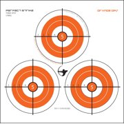 Perfect Strike ARCHERY Targets. ORANGE OPS No. 003. Three Spot Targets. 12" x 12". 12 Targets.