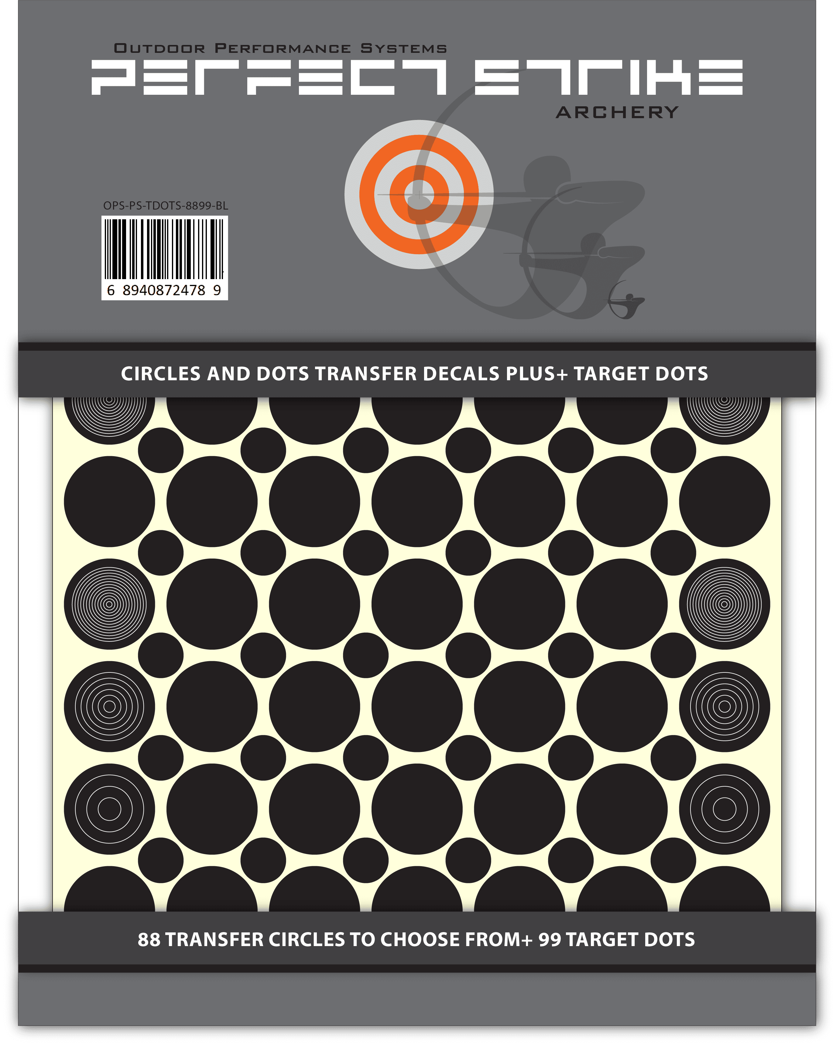 Perfect Strike Archery Circles and Dots Transfer Decals for Scope ...