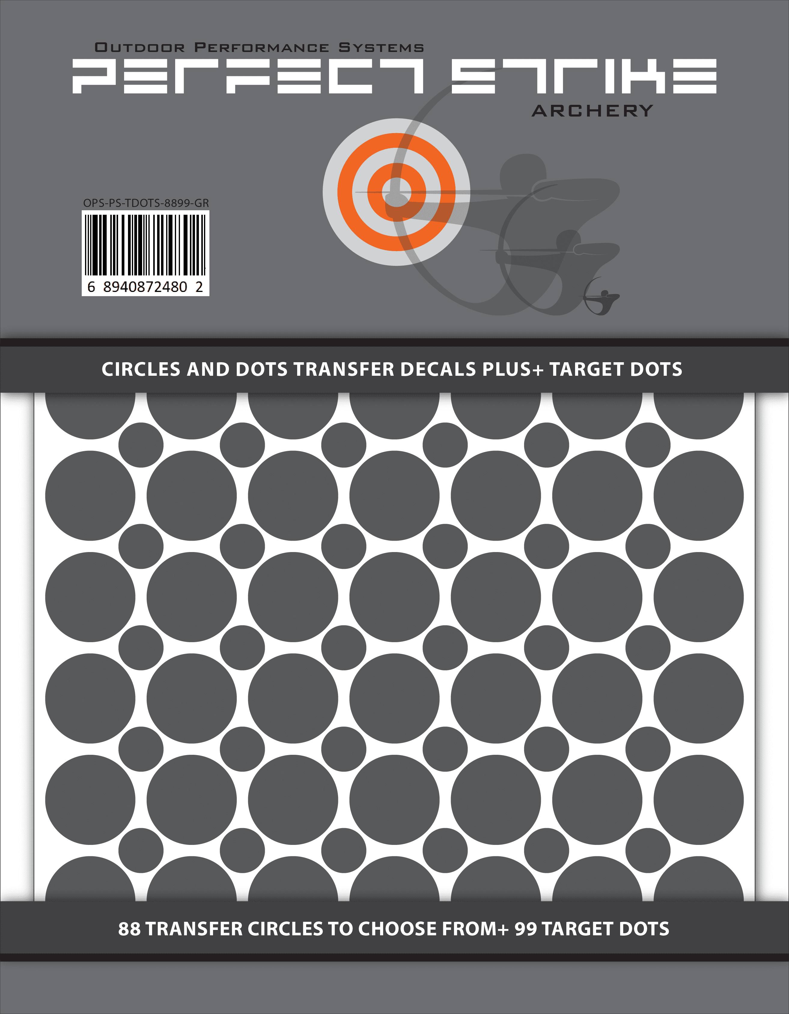 Perfect Strike Archery Circles and Dots Transfer Decals for Scope ...