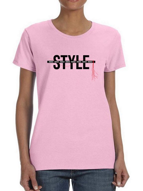 Perfect Style Red String T-Shirt Women -Image by Shutterstock, Female 3X-Large