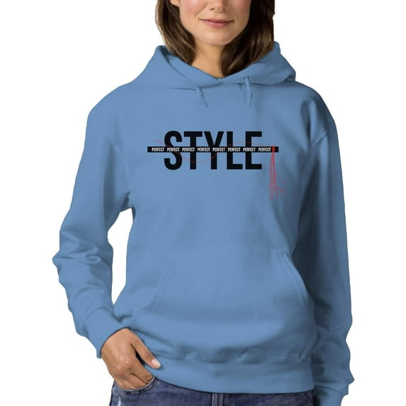Perfect Style W Red String Hoodie Women -Image by Shutterstock, Female x-Large