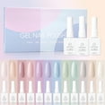 Perfect Summer Gel Nail Polish, 12 Macaron Gel Colors Gel Polish ...
